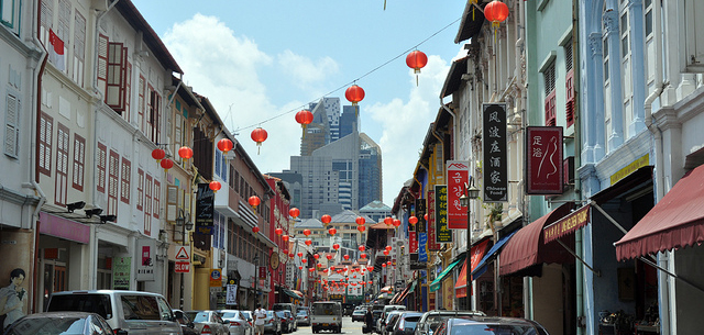 Рынок китайского квартала в Сингапуре